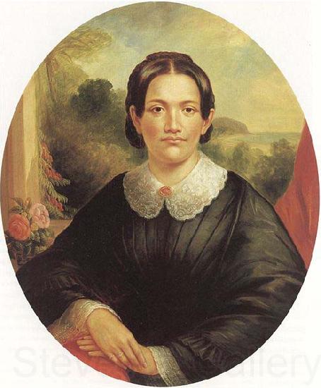 John Mix Stanley Portrait of Mrs. Benjamin Pitman Spain oil painting art